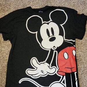 Disney Mickey Mouse Black and White Womens Tee